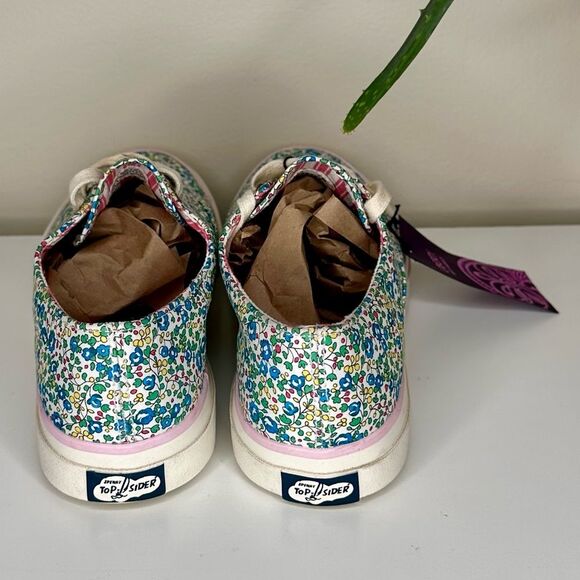 Sperry Top-Sider Women’s Floral Canvas Sneakers Coastal Preppy Shoes Size 7M NWT - Picture 4 of 10